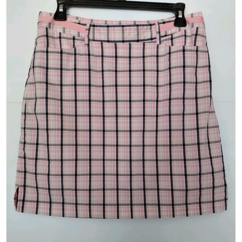 EP Pro Pink/Black Plaid Golf/Sports Skort with Pockets Size 6